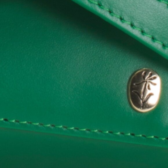 ISADORA Made In Italy Leather Geo Small Crossbody - Picture 2 of 5